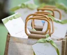 Welcome Bags For a Destination Wedding